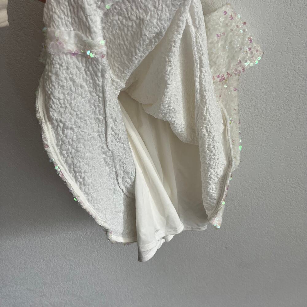 Show Me Your MuMu White Sequin Zoey Mini Dress - Picture 5 of 8